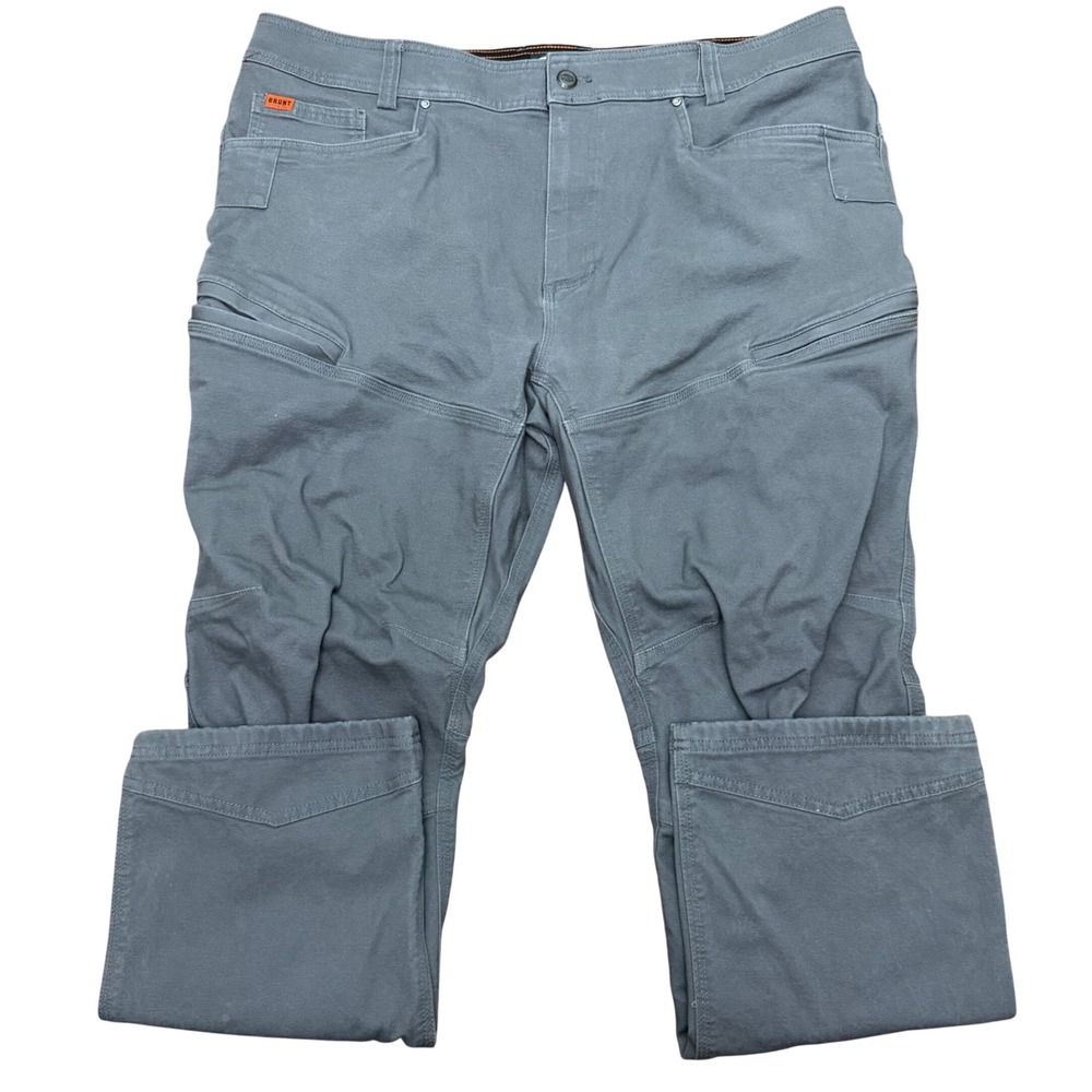 Brunt Torra HD Work Pants Mens 40x30 Grey Heavy Duty Utility Canvas Stretch